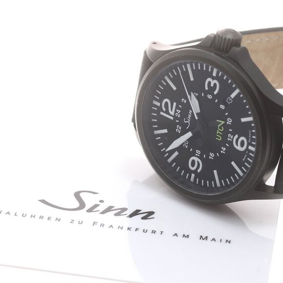 Sinn Freeger UTC 856 Date black Dial Automatic Men's Watch - Picture 9 of 12
